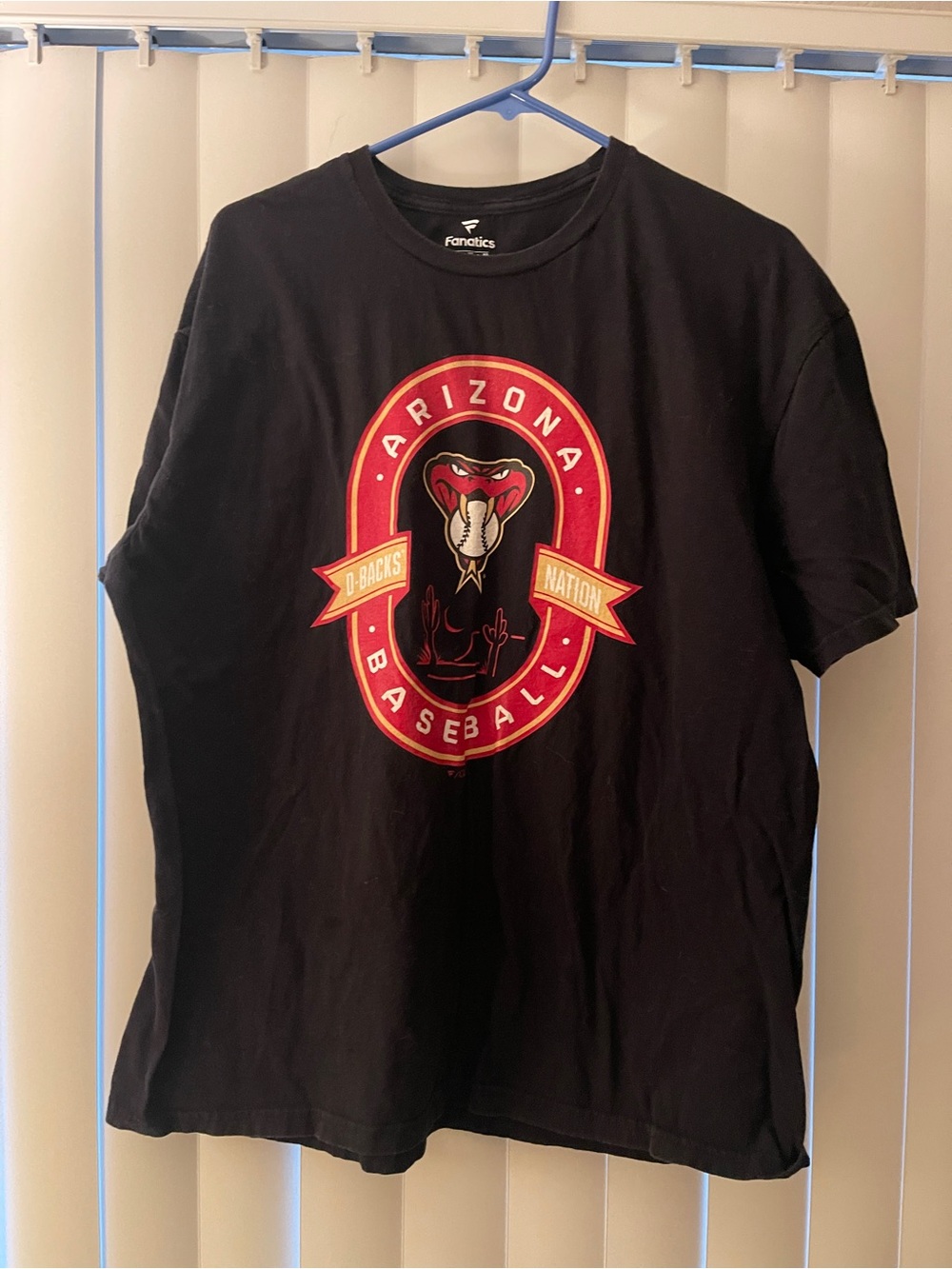 Fanatics Black Arizona Diamondbacks Baseball Graphic Tee
